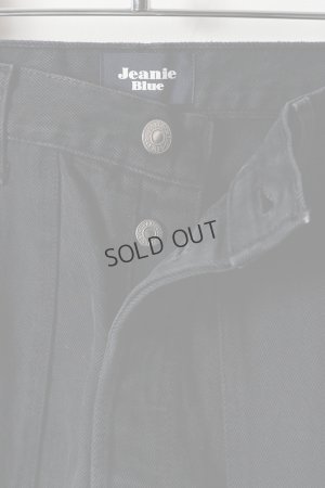 画像2: Jeanie Blue ジーニーブルー Black Work Denim{-BES}
