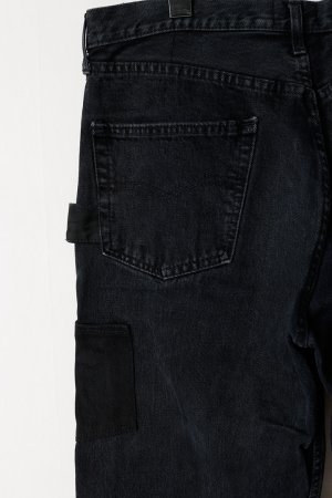 画像6: Jeanie Blue ジーニーブルー Black Work Denim{-BES}