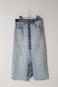 Jeanie Blue ジーニーブルー Button Fly Skirt{-BES}