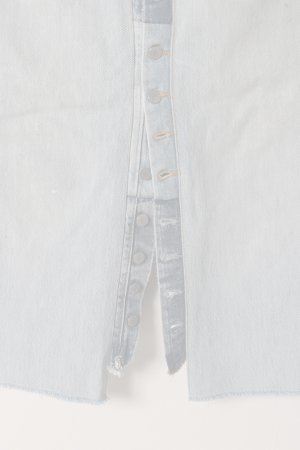 画像4:  {SOLD} Jeanie Blue ジーニーブルー Button Fly Skirt {-BES}  :JB015 