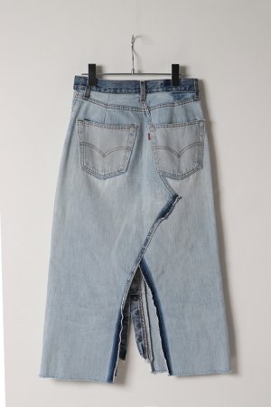 画像5: Jeanie Blue ジーニーブルー Button Fly Skirt{-BES}
