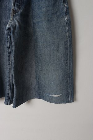 画像3: Jeanie Blue ジーニーブルー Baggy Half Denim{-BES}