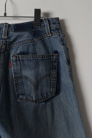 画像5: Jeanie Blue ジーニーブルー Baggy Half Denim{-BES}