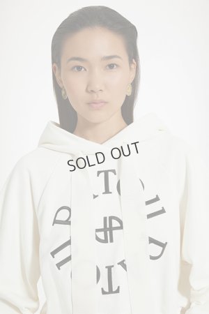 画像3: {SOLD}PATOU パトゥ オーガニックコットン製メダリオンフーディー{-BDS}