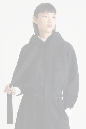 画像1:   PATOU パトゥ オーガニックコットン製メダリオンフーディー{-BDA}
