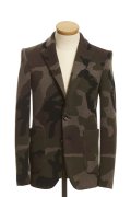 ▽ 70%OFF アウトレットセールセール104,500円→31,350円▽ AKM エイケイエム CASHWOOL CAMO 2B JKT{-AEA}