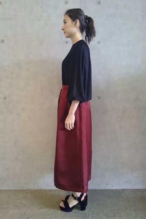 画像4: Kaon カオン Double Satin Skirt{-AGA}