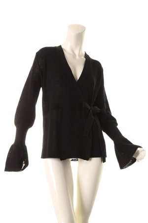 画像1: 【周年記念 24%OFF ｜35,200円→26,752円】 Kaon カオン KNIT WRAP CARDIGAN{-AHS}
