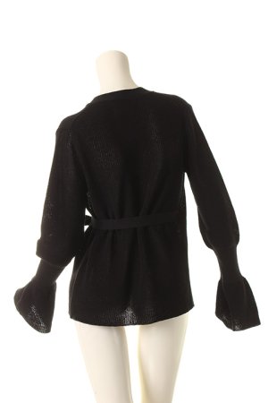 画像2: 【周年記念 24%OFF ｜35,200円→26,752円】 Kaon カオン KNIT WRAP CARDIGAN{-AHS}