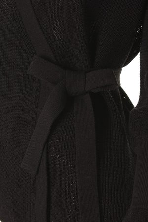 画像4: 【周年記念 24%OFF ｜35,200円→26,752円】 Kaon カオン KNIT WRAP CARDIGAN{-AHS}