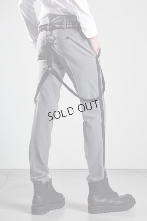画像2: kiryuyrik キリュウキリュウ STRETCH TROPICAL SUSPENDER SLACKS{KF-HP21-901-1GRY-AHA}