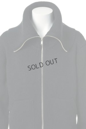 画像4: {SOLD}KRIS VAN ASSCHE クリスヴァンアッシュ ZIPPED KNITTED CARDIGAN{112KN0146-0133-999-}