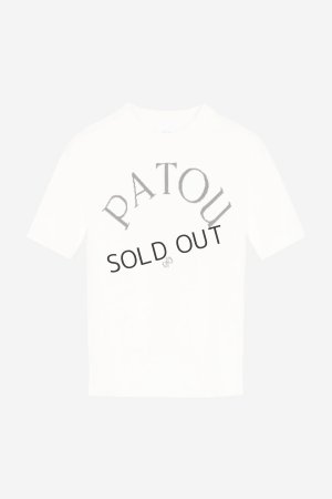 画像3: {SOLD}PATOU パトゥ エコフレンドリーコットンブレンド パトゥ ジャカードニット トップ{-BDA}
