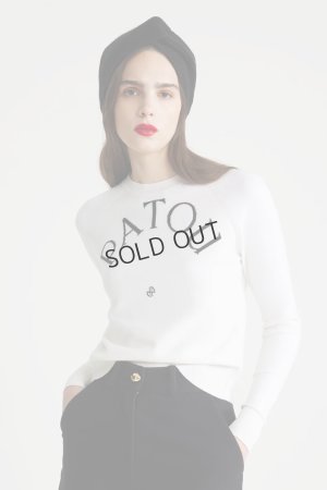 画像1: {SOLD}PATOU パトゥ パトゥ ウールブレンドジャンパ{-BDA}