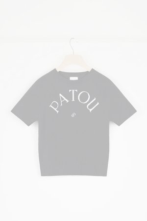 画像4:  {SOLD} PATOU パトゥ コットンブレンド パトゥジャカードニットトップ{-BDS}