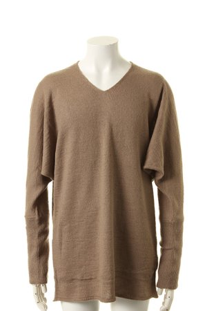 画像1: 【周年記念 24%OFF ｜37,400円→28,424円】 kiryuyrik キリュウキリュウ Dolman V Neck Knit{KP-HK07-108-2BRW-ADA}