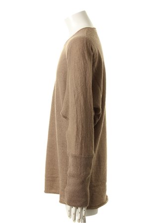 画像3: 【周年記念 24%OFF ｜37,400円→28,424円】 kiryuyrik キリュウキリュウ Dolman V Neck Knit{KP-HK07-108-2BRW-ADA}