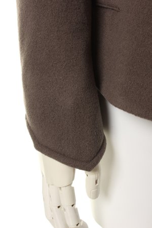 画像5: 【 50%OFF セール70,400円→35,200円】 kiryuyrik キリュウキリュウ Lamb Mossa Lapel Short Jacket{KT-HJ05-104-1KHA-AEA}