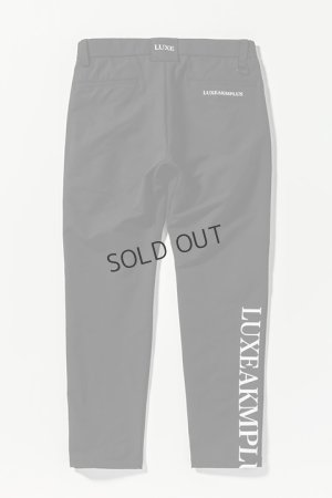 画像9: {SOLD}LUXEAKMPLUS リュクスエイケイエムプラス ゴルフ 防風ヘムロゴストレッチロングパンツ{-BDA}