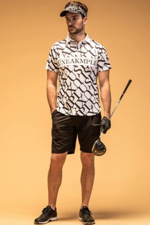 画像6: LUXEAKMPLUS リュクスエイケイエムプラス ゴルフ サイドラインショーツ(撥水 / UVカット){-BES}