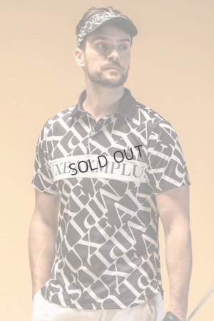 画像3: {SOLD}LUXEAKMPLUS リュクスエイケイエムプラス ゴルフ ダイアゴナルパターン半袖ポロシャツ(吸水速乾){-BES}