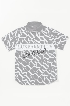 画像11: {SOLD}LUXEAKMPLUS リュクスエイケイエムプラス ゴルフ ダイアゴナルパターン半袖ポロシャツ(吸水速乾){-BES}