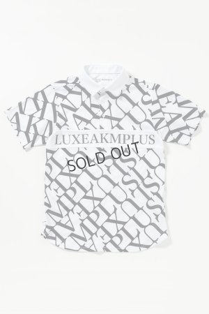 画像8: {SOLD}LUXEAKMPLUS リュクスエイケイエムプラス ゴルフ ダイアゴナルパターン半袖ポロシャツ(吸水速乾){-BES}