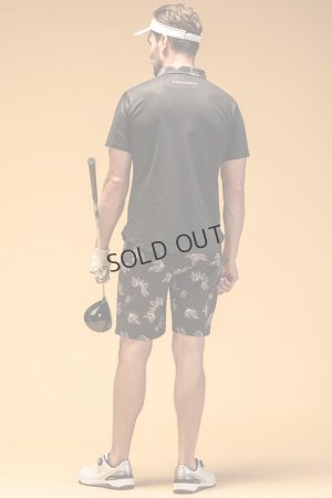 画像8: {SOLD}LUXEAKMPLUS リュクスエイケイエムプラス ゴルフ チェストパネル半袖ポロシャツ(吸水速乾 / UVカット){-BES}