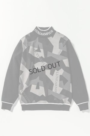 画像5: {SOLD}LUXEAKMPLUS リュクスエイケイエムプラス ゴルフ カモ柄モックネックニット{-BDA}
