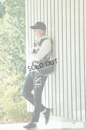 画像2: {SOLD}LUXEAKMPLUS リュクスエイケイエムプラス ゴルフ カモ柄モックネックニット{-BDA}