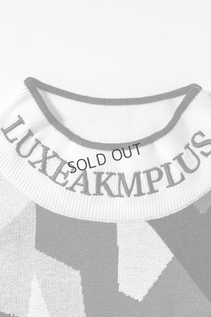 画像8: {SOLD}LUXEAKMPLUS リュクスエイケイエムプラス ゴルフ カモ柄モックネックニット{-BDA}