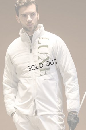 画像1: {SOLD}LUXEAKMPLUS リュクスエイケイエムプラス ゴルフ フロントロゴ軽量ナイロンジャケット{-BDA}