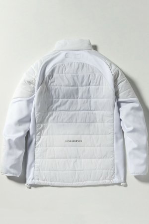 画像10: LUXEAKMPLUS リュクスエイケイエムプラス ゴルフ フロントロゴ軽量ナイロンジャケット{-BDA}