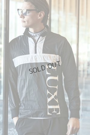 画像1: {SOLD}LUXEAKMPLUS リュクスエイケイエムプラス ゴルフ 軽量ハーフジップトラックジャケット{-BDA}