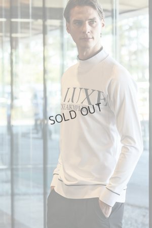 画像2: {SOLD}LUXEAKMPLUS リュクスエイケイエムプラス ゴルフ フロントロゴモックネックロングTシャツ{-BDA}
