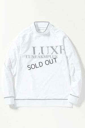 画像5: {SOLD}LUXEAKMPLUS リュクスエイケイエムプラス ゴルフ フロントロゴモックネックロングTシャツ{-BDA}