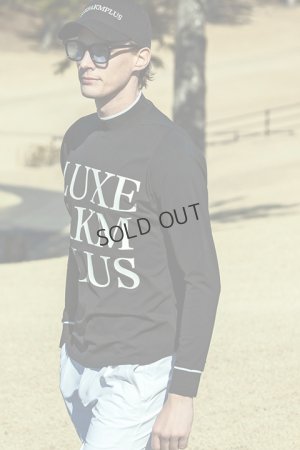 画像2: {SOLD}LUXEAKMPLUS リュクスエイケイエムプラス ゴルフ ビックロゴモックネックロングTシャツ{-BDA}