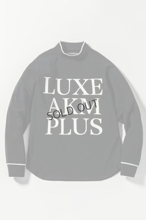 画像7: {SOLD}LUXEAKMPLUS リュクスエイケイエムプラス ゴルフ ビックロゴモックネックロングTシャツ{-BDA}