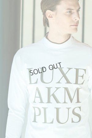 画像3: {SOLD}LUXEAKMPLUS リュクスエイケイエムプラス ゴルフ ビックロゴモックネックロングTシャツ{-BDA}