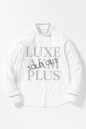 画像5: {SOLD}LUXEAKMPLUS リュクスエイケイエムプラス ゴルフ ビックロゴモックネックロングTシャツ{-BDA}