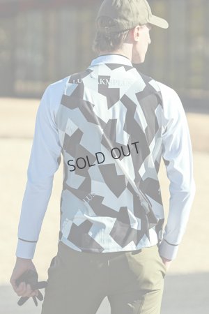 画像3: {SOLD}LUXEAKMPLUS リュクスエイケイエムプラス ゴルフ カモ柄モックネックロングTシャツ{-BDA}