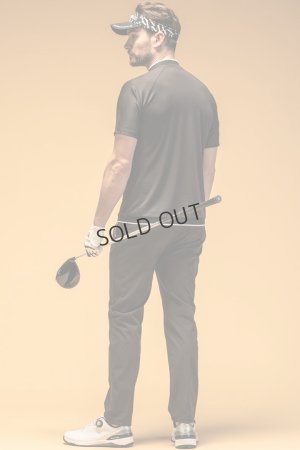 画像8: {SOLD}LUXEAKMPLUS リュクスエイケイエムプラス ゴルフ バーチカルロゴ半袖モックネックTシャツ(吸水 / UVカット){-BES}