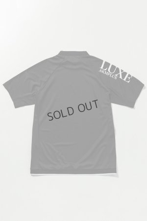 画像10: {SOLD}LUXEAKMPLUS リュクスエイケイエムプラス ゴルフ バーチカルロゴ半袖モックネックTシャツ(吸水 / UVカット){-BES}
