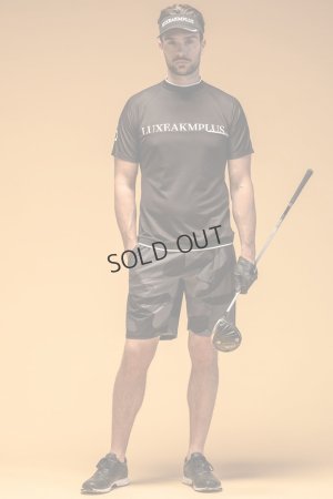画像5: {SOLD}LUXEAKMPLUS リュクスエイケイエムプラス ゴルフ バックロゴ半袖モックネックTシャツ(吸水 / UVカット / 冷感){-BES}