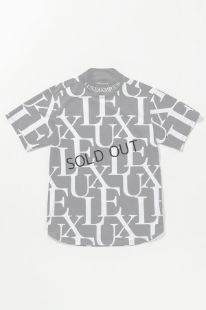 画像9: LUXEAKMPLUS リュクスエイケイエムプラス ゴルフ 総柄半袖モックネックTシャツ(吸水速乾){-BES}