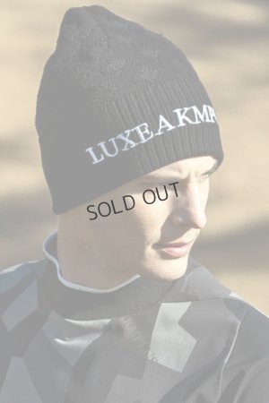 画像1: LUXEAKMPLUS リュクスエイケイエムプラス ゴルフ ベーシックロゴニット帽{-BDA}