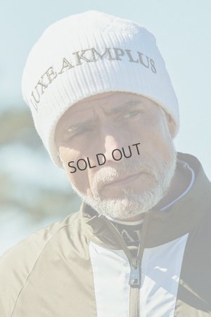 画像1: {SOLD}LUXEAKMPLUS リュクスエイケイエムプラス ゴルフ ベーシックロゴニット帽{-BDA}