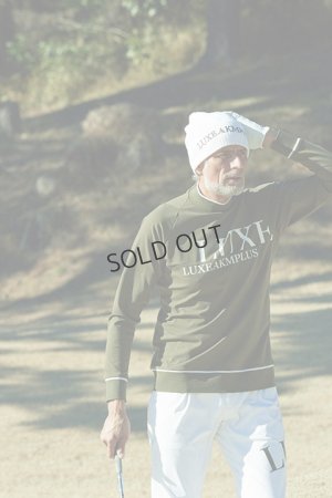 画像3: {SOLD}LUXEAKMPLUS リュクスエイケイエムプラス ゴルフ ベーシックロゴニット帽{-BDA}