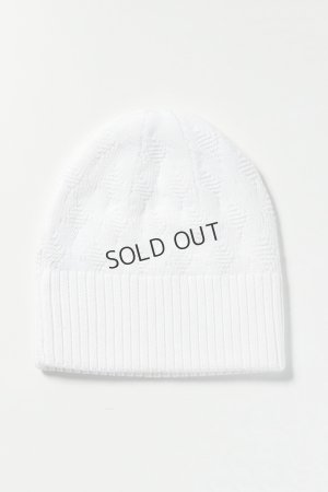 画像5: {SOLD}LUXEAKMPLUS リュクスエイケイエムプラス ゴルフ ベーシックロゴニット帽{-BDA}