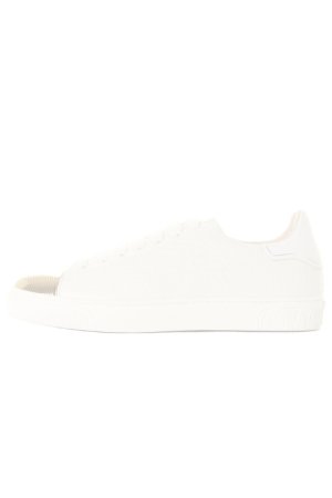 画像1:   LOUIS LEEMAN ルイリーマン LOW TOP SNEAKER WITH STRIPED CAPPED{LL0251-LOU-CSV-BIAOR-BNC-AGA}
